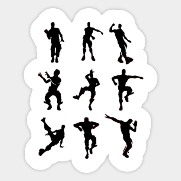 Fortnite Dance Emotes Fortnite Battle Royale Sticker TeePublic